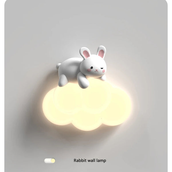 Creative Panda PE Cloud Wall Spots Wall Lamps