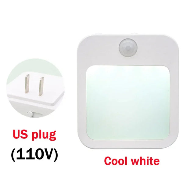 LED Night Lights with Motion Sensor and Adjustable Light for Closet, Bedside, Bedroom, Hallway, Wireless Night Lighting
