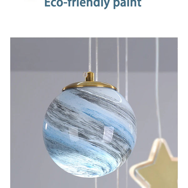 LED Astronaut Chandeliers