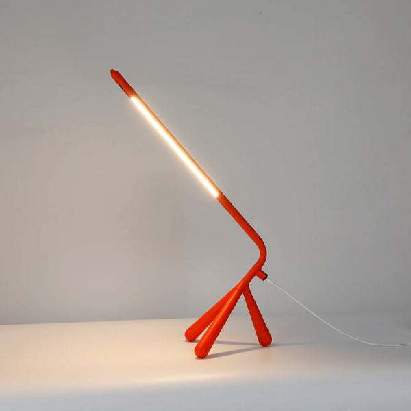Minimalist LED table lamp with three legs