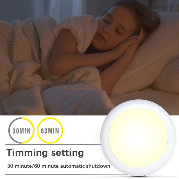 Wireless battery-powered LED lights with RGB colors for cabinets