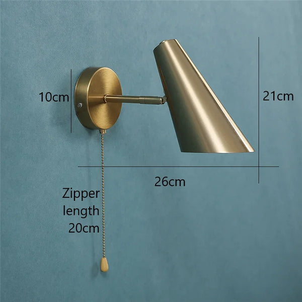 Folding and rotating wall lights