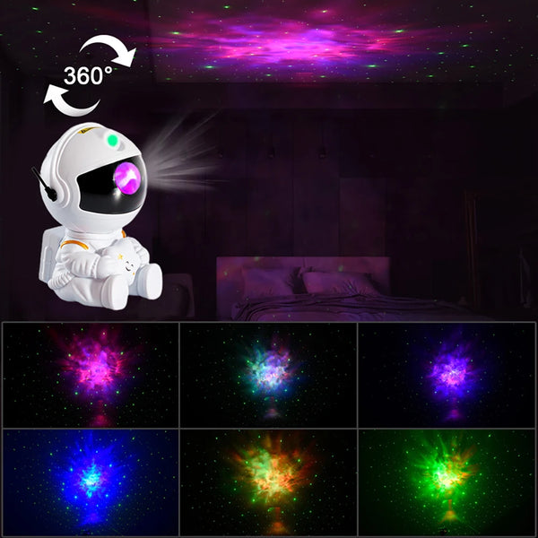 Astronaut Led Galaxy Projector Night Lights