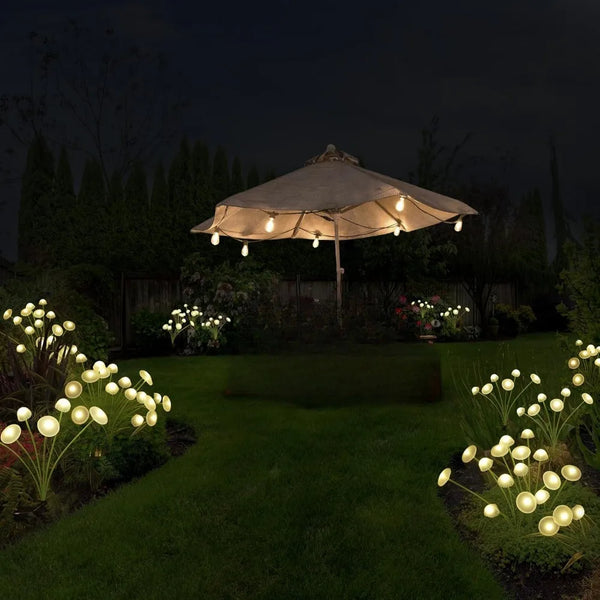 Solar Garden Lights Dual Mode LED Solar Mushroom Lights
