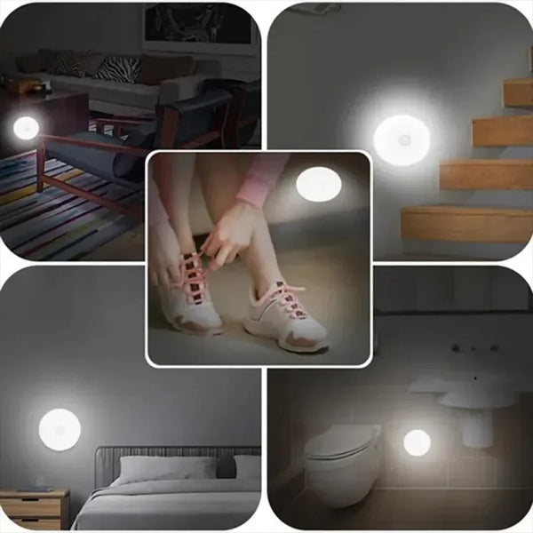 Motion Sensor Light Led USB Night Lights Rechargeable Lamp