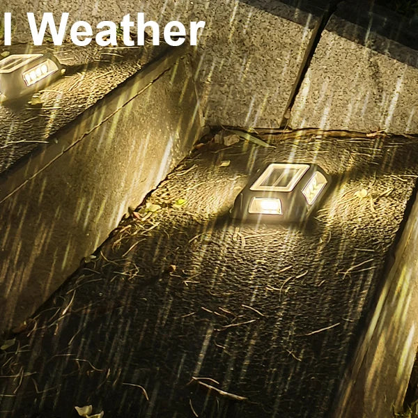 8PCS Solar Underground Deck Lights – IP65 Waterproof LED Spotlights for Garden, Lawn & Street Decor