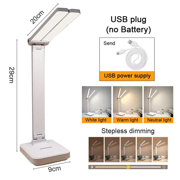 USB Rechargeable LED Table Lamp