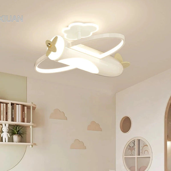 Creative Cartoon Airplane Pendant Lights