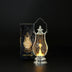 Portable LED Retro Small Oil Lamp Wind Light Kettle Electric Lamp Candle Decoration