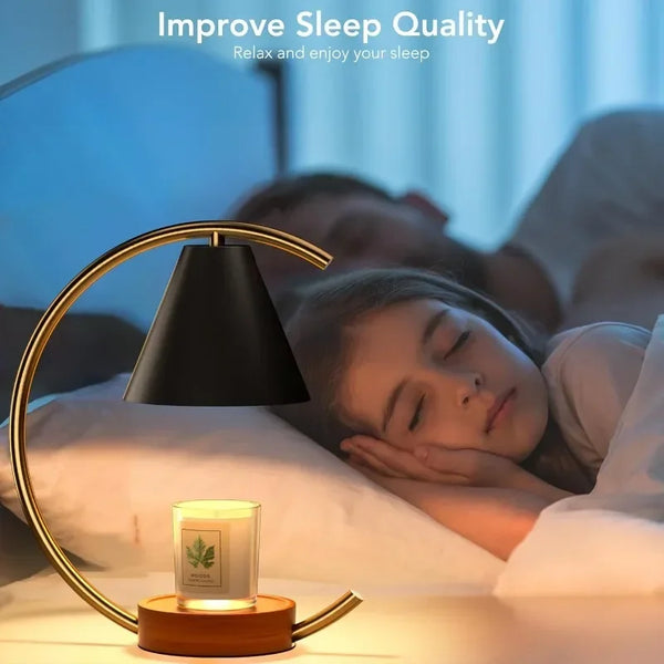 Bedside lamp with control