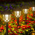 IP44 Waterproof Outdoor Solar Lights, 6 Sets LED Solar Garden Lights for Patio Patio Landscape Walkway Outdoor Decoration.