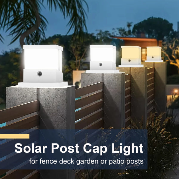 1/2/4 Packs Solar Light, Column Light, Solar Fence Light, IP65, Solar Lamp