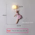 Cute pink ballerina wall lamps
