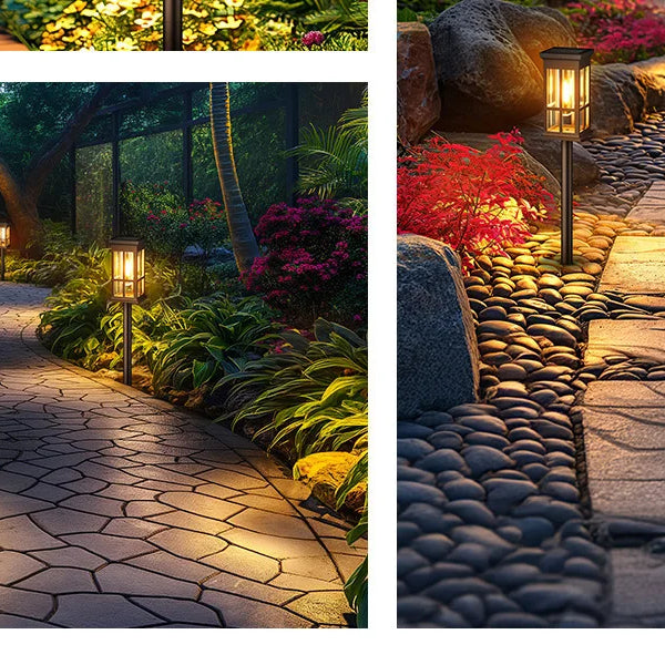 2/6/8 Pack Solar Pathway Lights - Super Bright Outdoor Solar Lights for Patio/Patio/Sidewalk - Outdoor Gifts