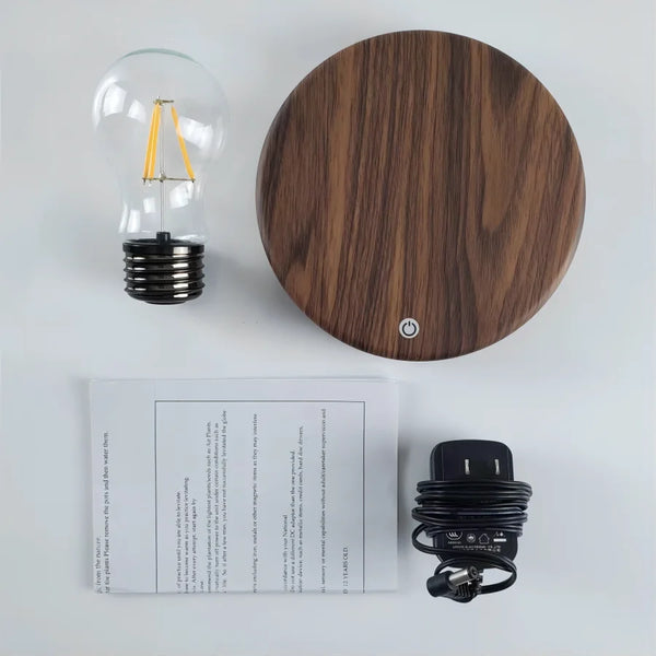 Floating Glass LED Magnetic Levitation Lamp