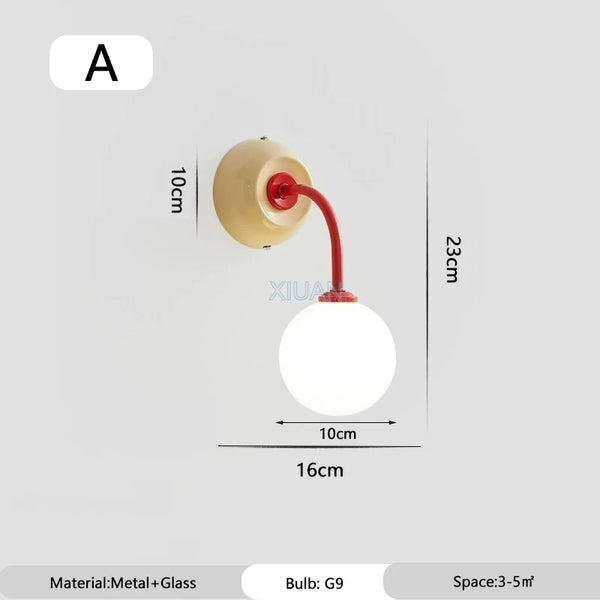 Modern Art Deco wall lamp