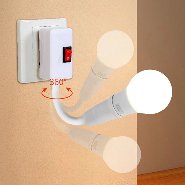 Plug directly into the rotating socket with socket