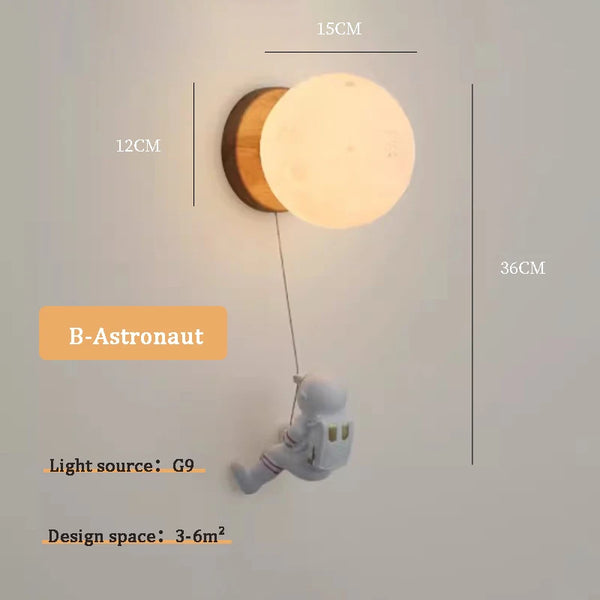 Cute animal wall lamp