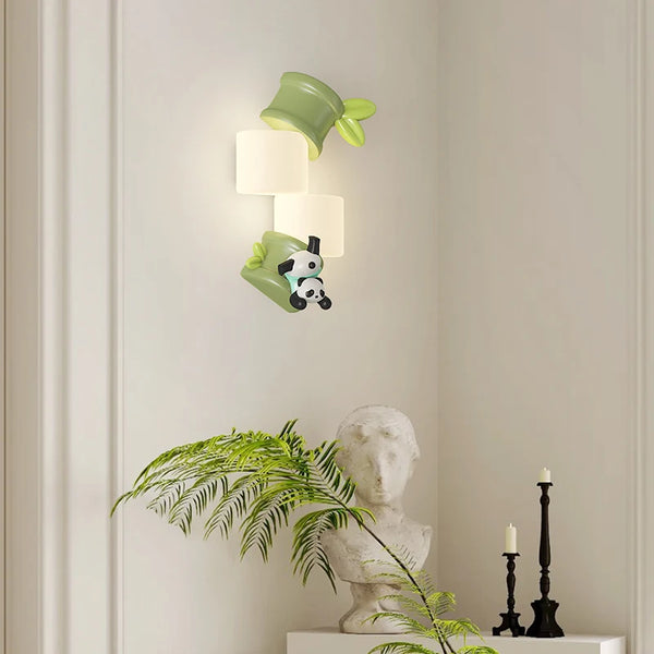 Monkey Rabbit Panda Animal Wall Lamps