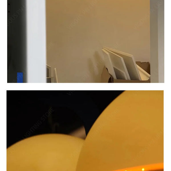 Modern Nordic sunset light acrylic glass pendant light indoor chandelier