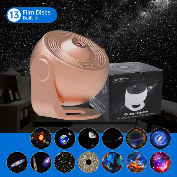 Galaxy Projector, 13-in-1 Night Light, Constellations