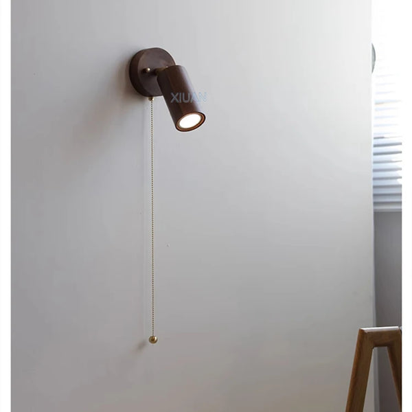 Walnut wood color lamps, Japanese solid wood