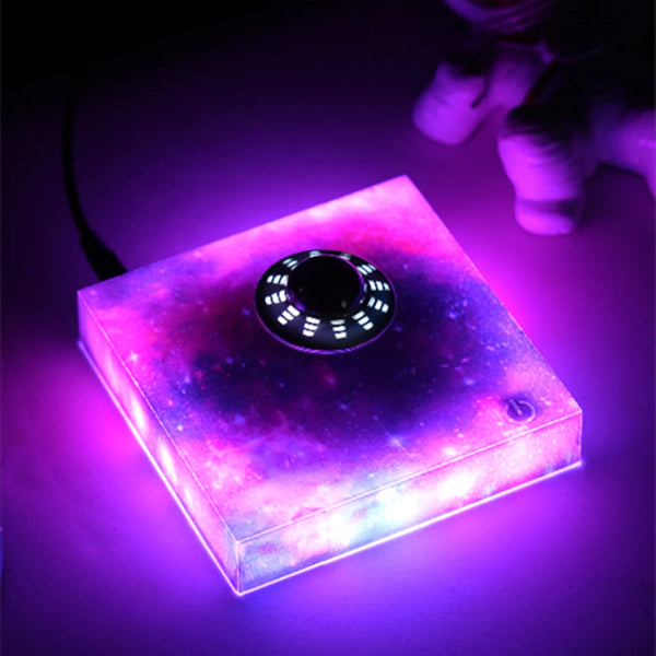 Creative Magnetic Levitation Table with LED Night Light
