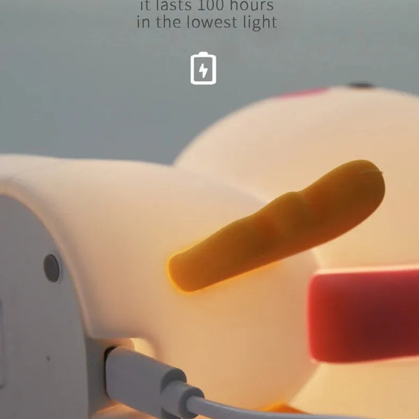 Cute silicone unicorn lamp