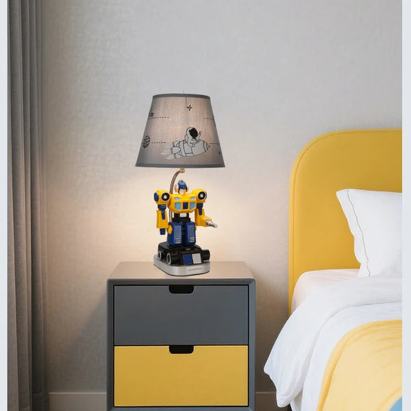 Robot LED bedside lamp