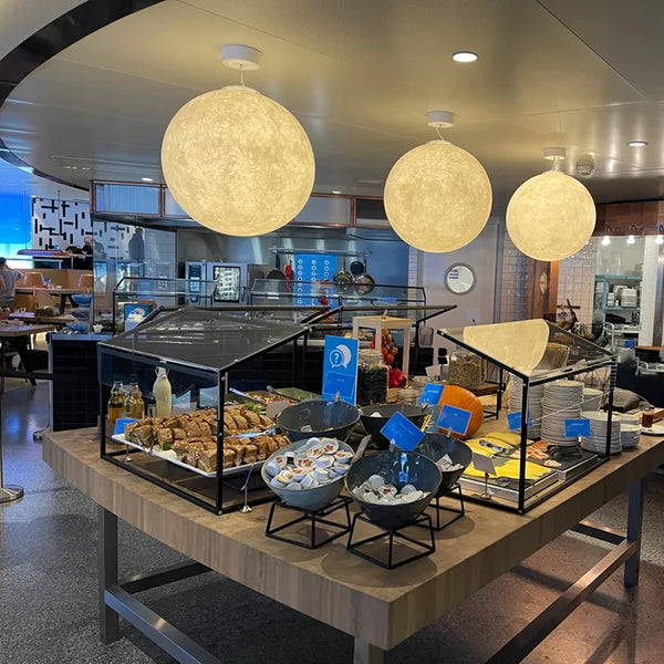 Nordic minimalist style pendant lights moon lamps