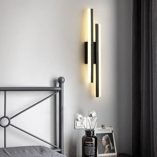 LED wall light for bedroom, sconces, acrylic lampshade