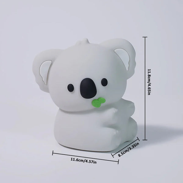 cute koala silicone lamp