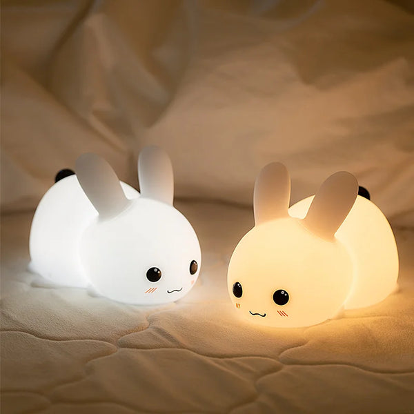 Cute Bunny silicone lamp
