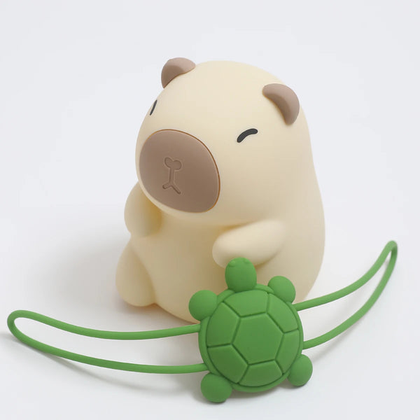 cute capybara silicone lamp