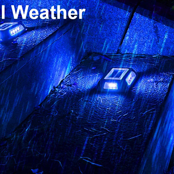 8PCS Solar Underground Deck Lights – IP65 Waterproof LED Spotlights for Garden, Lawn & Street Decor