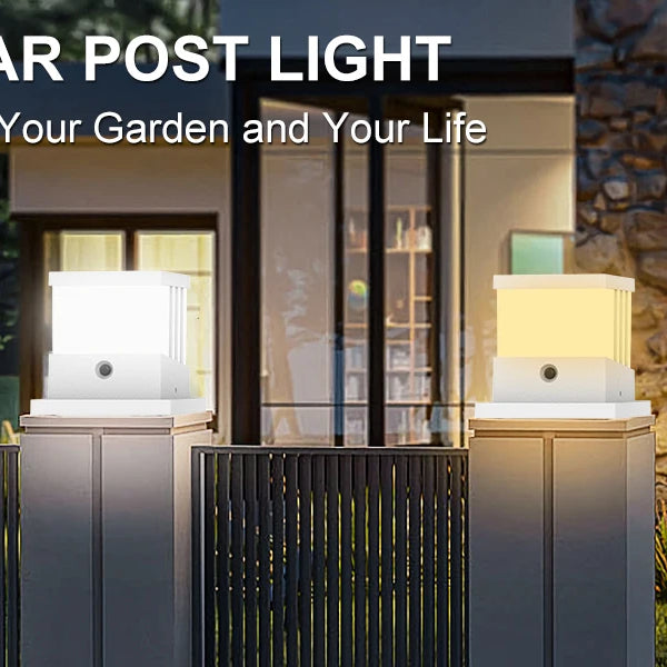 1/2/4 Packs Solar Light, Column Light, Solar Fence Light, IP65, Solar Lamp