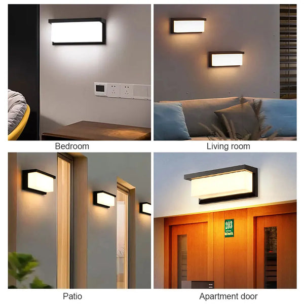 Waterproof Motion Sensor LED Wall Light for
