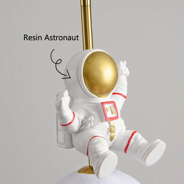 3D Moon Astronaut Pendant Light