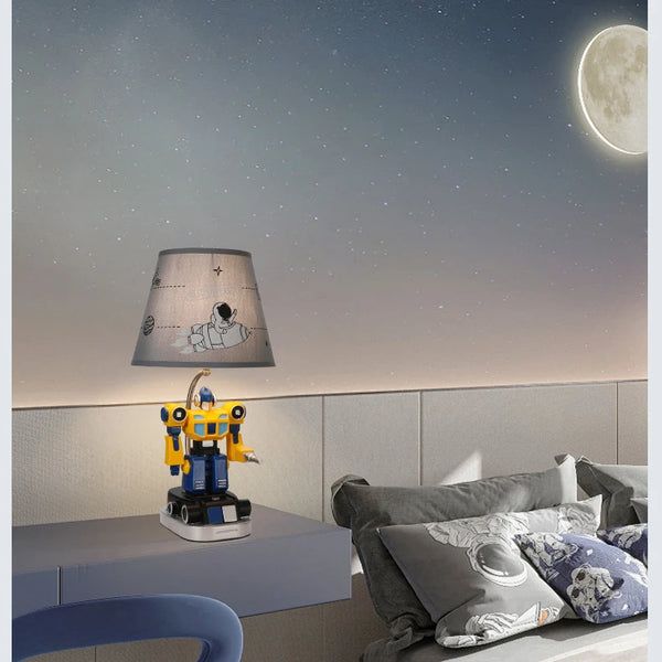 Robot LED bedside lamp