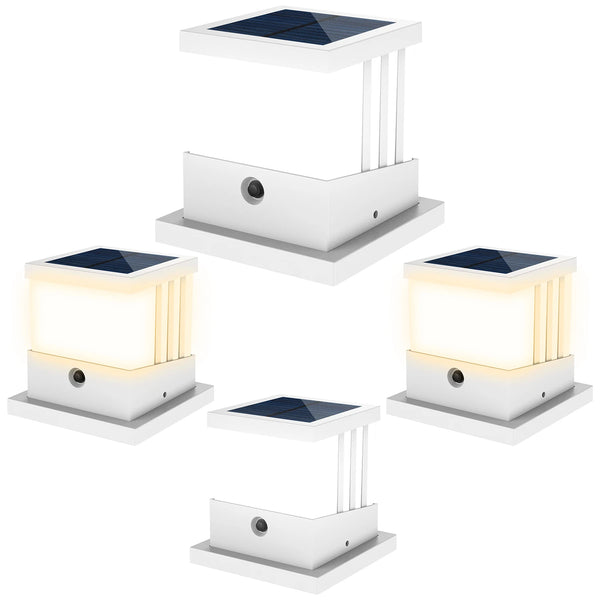 1/2/4 Packs Solar Light, Column Light, Solar Fence Light, IP65, Solar Lamp