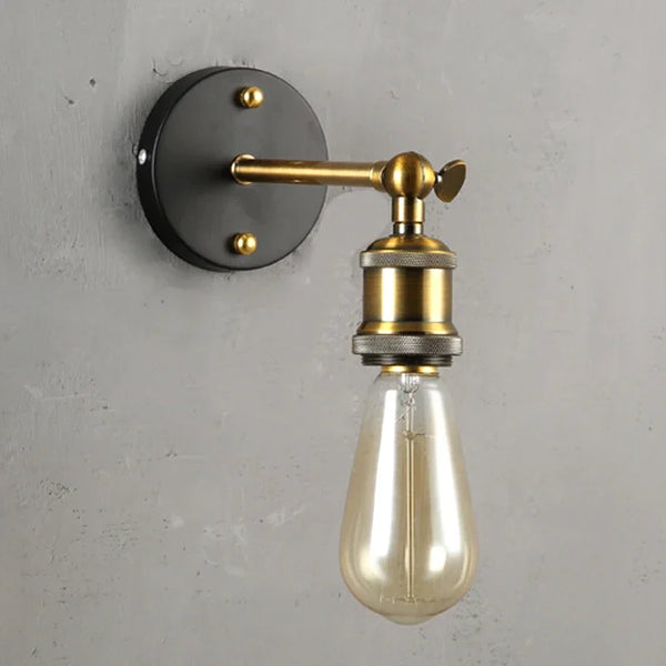 American single head wall lamp, retro industrial style
