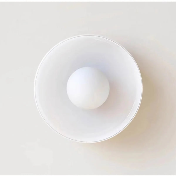 Nordic glass ceiling lamp with one head