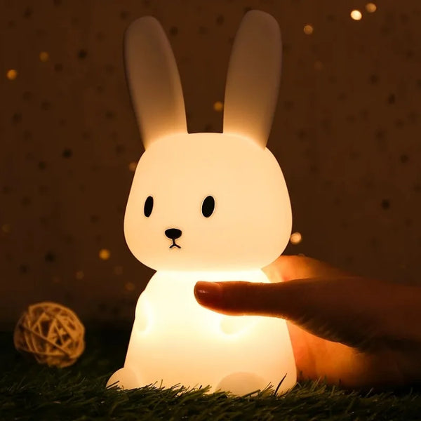 Cute silicone bunny lamp