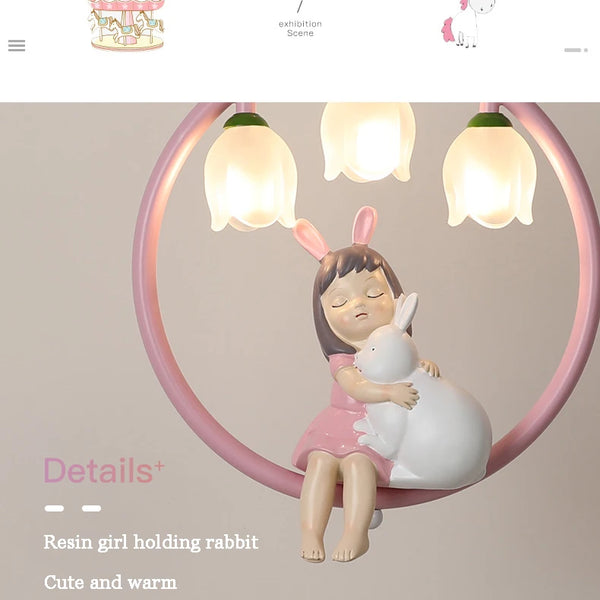Doll pendant light