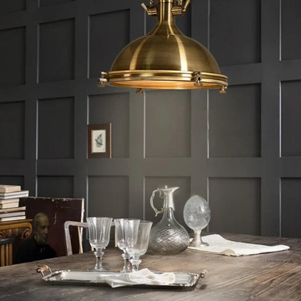Nordic, retro, industrial, nostalgic LED pendant light