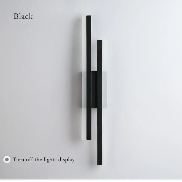 LED wall light for bedroom, sconces, acrylic lampshade