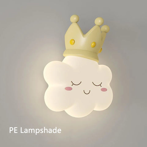 Fluffy Cloud Wall Lamps Yellow Pink Blue