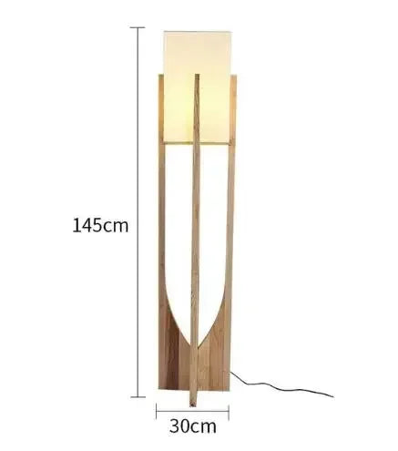 Nordic wooden floor lamps