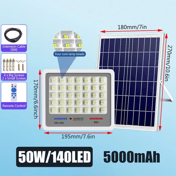 600LED Solar Motion Sensor Light – Super Bright, Waterproof Outdoor Spotlight for Garden & Yard