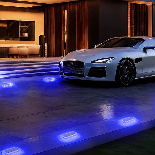 4PCS 16LED Solar Buried Lights – Waterproof Garden Spotlights